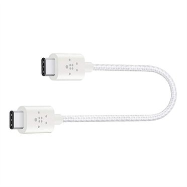 BELKIN MIXIT kabel USB-C to USB-C, 20cm, bílý - obrázek produktu