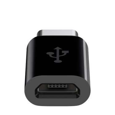 USB-C to Micro USB Adapter, Black - obrázek č. 1