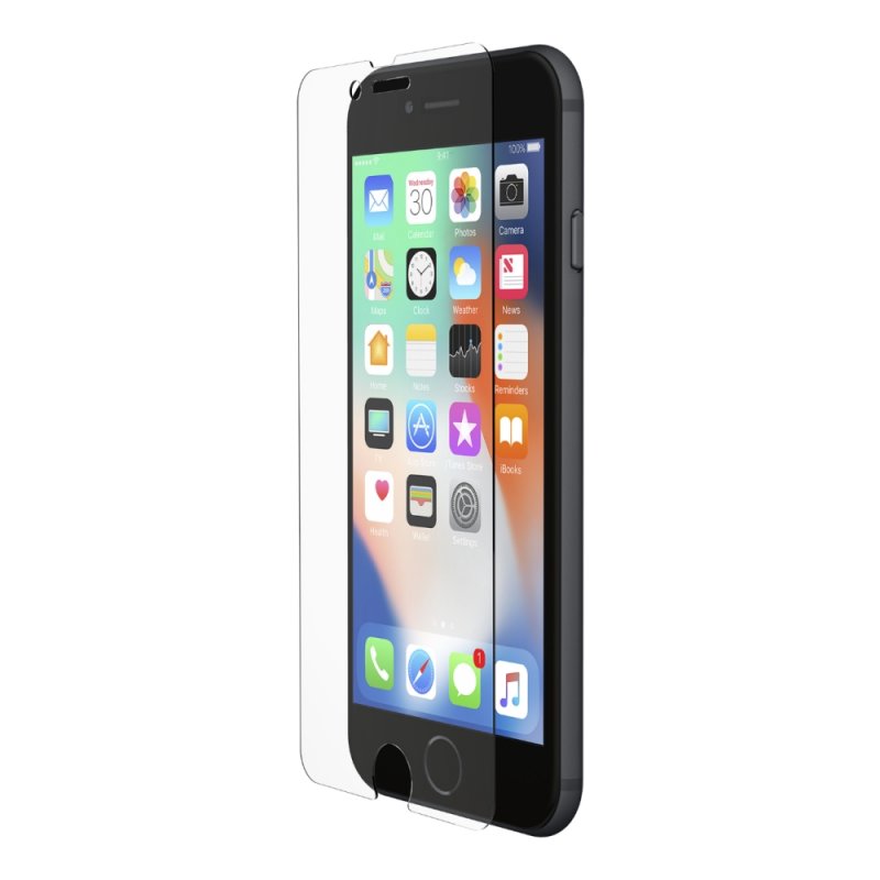BELKIN InvisiGlass Ultra pro iPhone 8+/ 7+ s instalačním rámečkem (0.29mm) - obrázek produktu