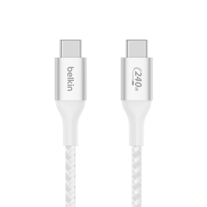 Belkin Boost charge USB-C kabel 240W, 1m, bílý - obrázek produktu