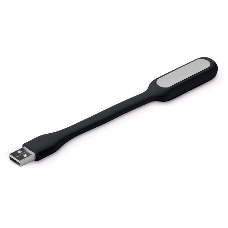 USB lampička k notebooku C-TECH UNL-04, flexibilní, černá - obrázek produktu