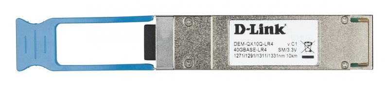 D-Link DEM-QX10Q-LR4 - 40GBASE-LR4 QSFP+ Single-Mode Transceiver, 10km - obrázek č. 1