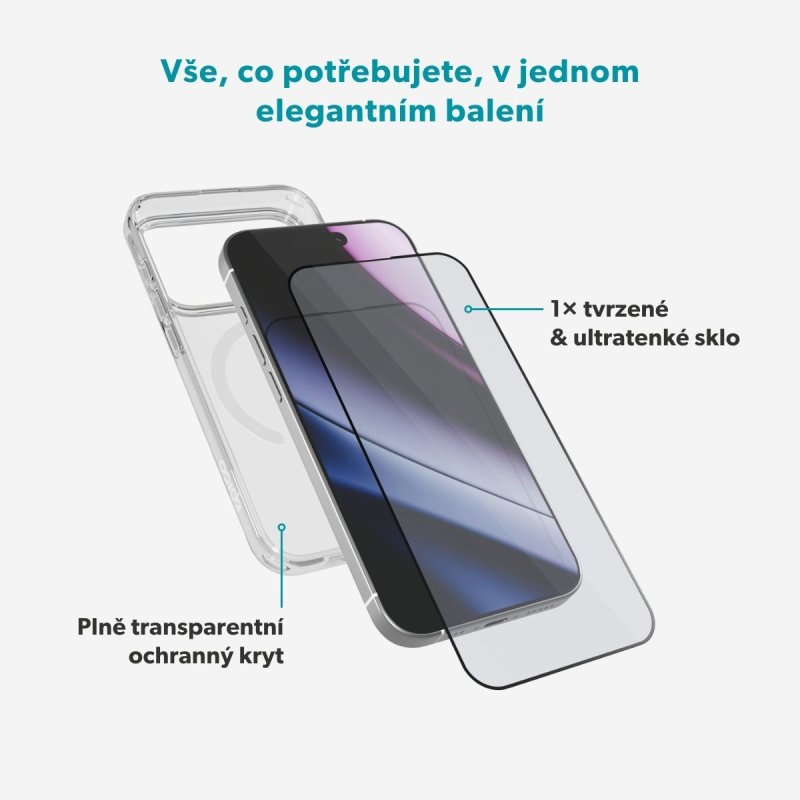 Epico StarterPack iPhone 17 Pro Max - sklo + kryt - obrázek č. 1