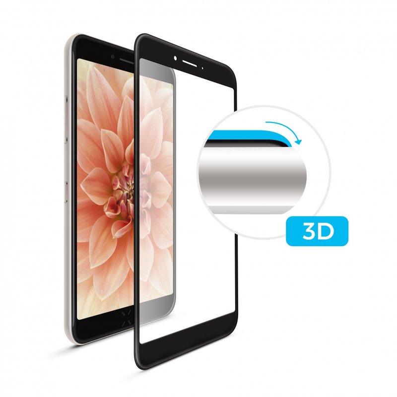3D sklo FIXED iPhone X/ XS/ 11 Pro, plné lepení,černé - obrázek produktu