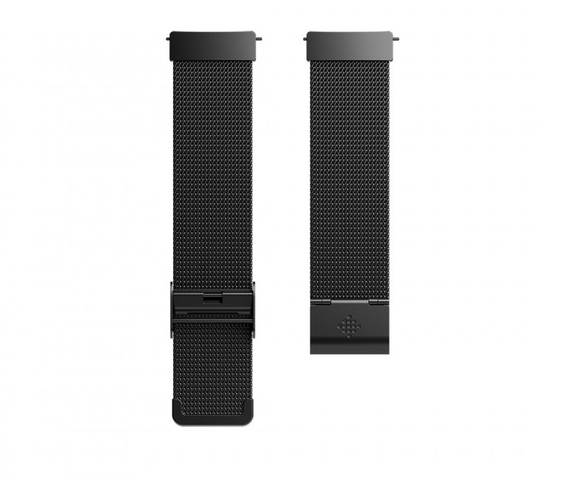 Fitbit Versa řemínek Metal Mesh Black Stainless - obrázek produktu
