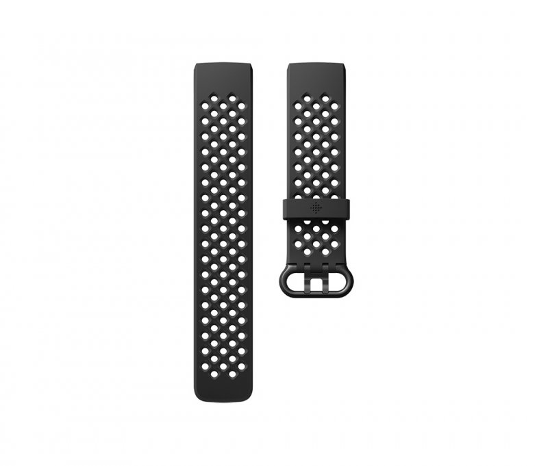 Fitbit Charge 3 sportovní řemínek Black Small - obrázek č. 1