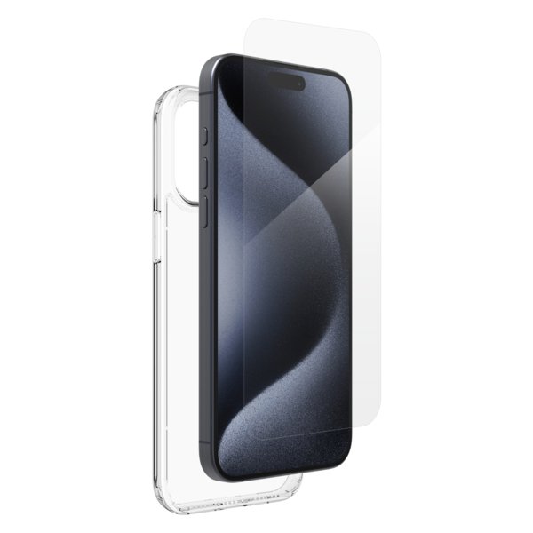 InvisibleShield Elite 360° sklo + kryt iPhone 15 Pro Max - obrázek produktu