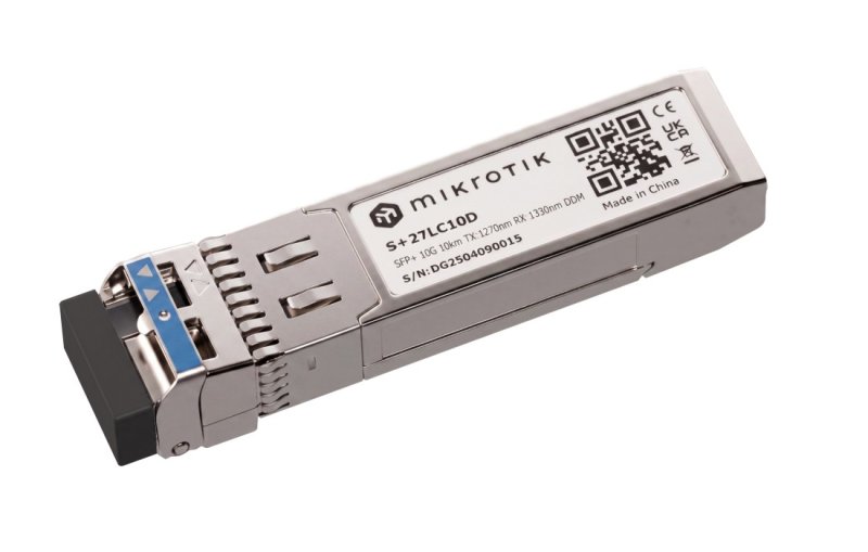 MikroTik S+2733LC10D, Pár SFP+ BiDi 10G SM 10km, Single LC-connector - obrázek č. 1