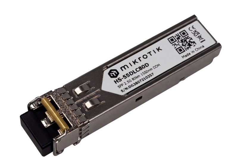 MikroTik HS-55DLC80D, SFP 1.25G / 2.5G SM 80km 1550nm - obrázek produktu