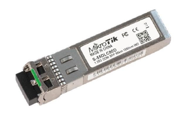MikroTik SingleMode SFP modul 1.25Gbps 1550nm (80km) - obrázek produktu
