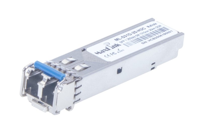 MaxLink 1.25G SFP optický HP modul, SM, 1310nm, 3km, 2x LC konektor, DDM, H3C kompatibilní - obrázek produktu