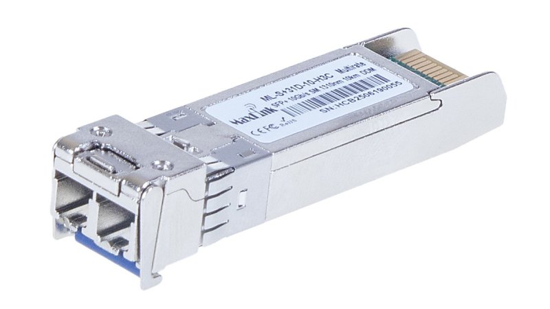 MaxLink 10G SFP+ optický HP modul, SM, 1310nm, 10km, 2x LC konektor, DDM, H3C kompatibilní - obrázek produktu