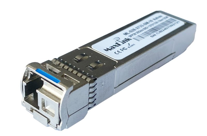 MaxLink 25G SFP28 optický modul, 1270 / 1330nm, SM, BiDi, 10km, 1x LC konektor - obrázek produktu