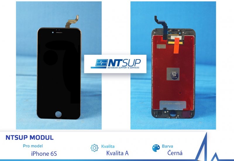 NTSUP LCD modul iPhone 6S černý kvalita A - obrázek produktu