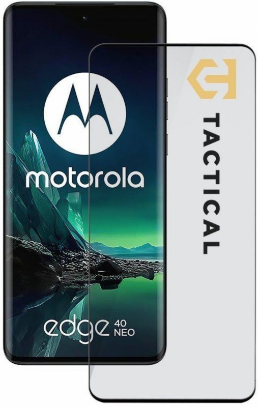 Tactical Glass Shield 5D sklo pro Motorola Edge 40 Neo Black - obrázek produktu