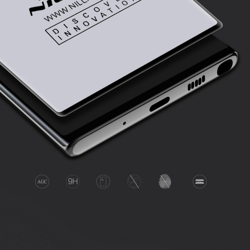 Nillkin Tvrzené Sklo 3D CP+ MAX Black pro Samsung Galaxy Note 10 - obrázek č. 1