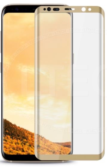 3D tvrzené sklo Samsung Galaxy S8 (G950F), gold - obrázek produktu