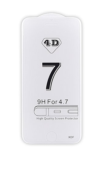 4D tvrzené sklo Apple iPhone 7/ 8 Plus Super Clear (FULL GLUE) - obrázek produktu