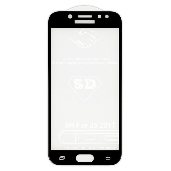 5D tvrzené sklo Samsung Galaxy J5 2017 (J530) Black (FULL GLUE) - obrázek produktu