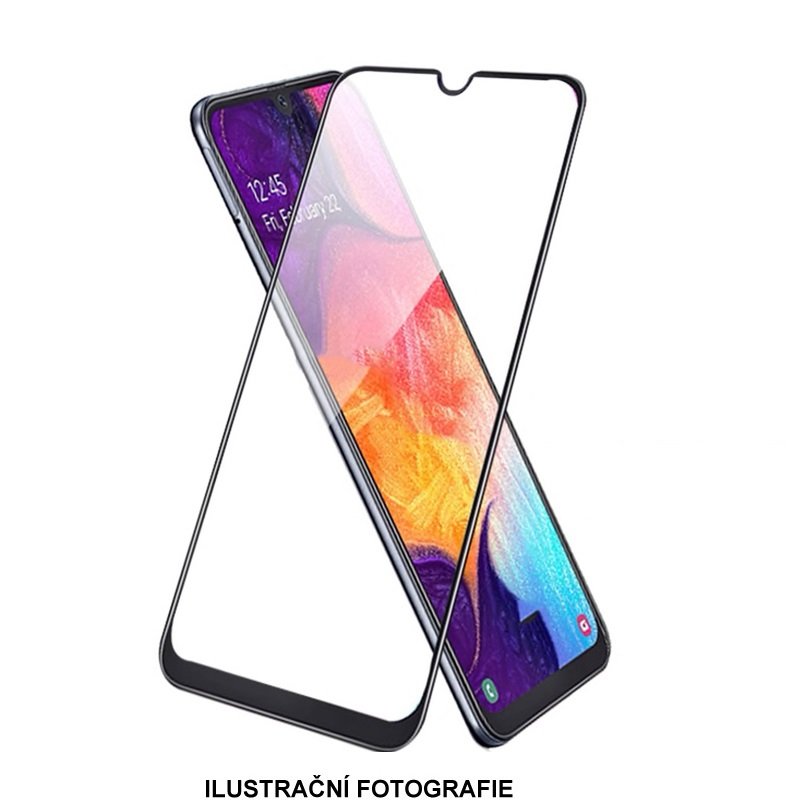 5D tvrzené sklo Samsung Galaxy A50 (A505) Black (FULL GLUE) - obrázek produktu