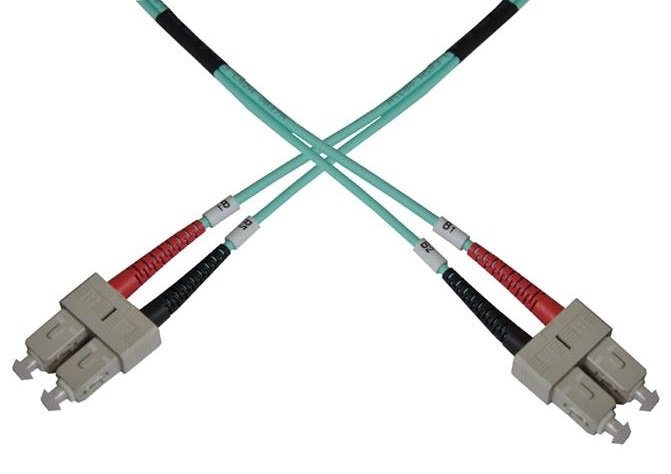 Optický patch kabel duplex SC-SC 50/ 125 MM 5m OM3 - obrázek produktu