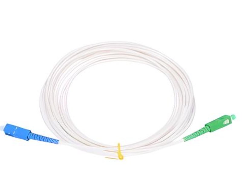 SC / APC - SC / UPC simplex 5m arm.bílý 3mm B3 LSZH - obrázek produktu