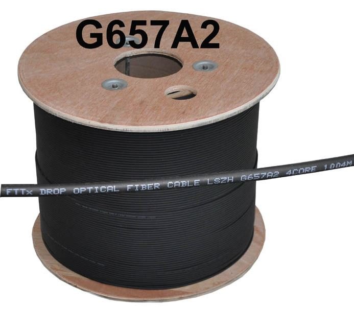 4vl. 9/ 125 DROP FTTx kabel G.657A2 black LSOH - obrázek produktu