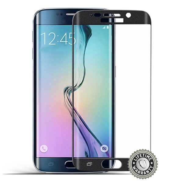 Screenshield™ SAMSUNG G928 Galaxy S6 Edge Plus Tempered Glass protection (black) - obrázek produktu