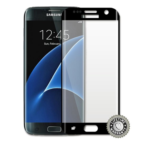 Screenshield™ SAMSUNG G935 Galaxy S7 edge Temperované sklo (black) - obrázek produktu