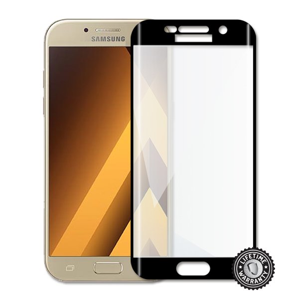 Screenshield™ Temperované sklo SAMSUNG A520 Galaxy A5 (2017) (full COVER BLACK metalic frame) - obrázek produktu