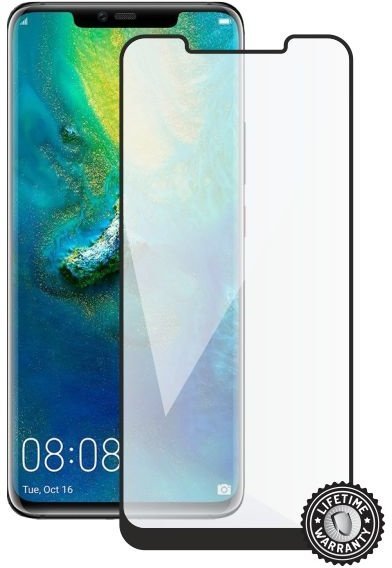 Screenshield HUAWEI Mate 20 Pro Tempered Glass protection (full COVER black) - obrázek produktu