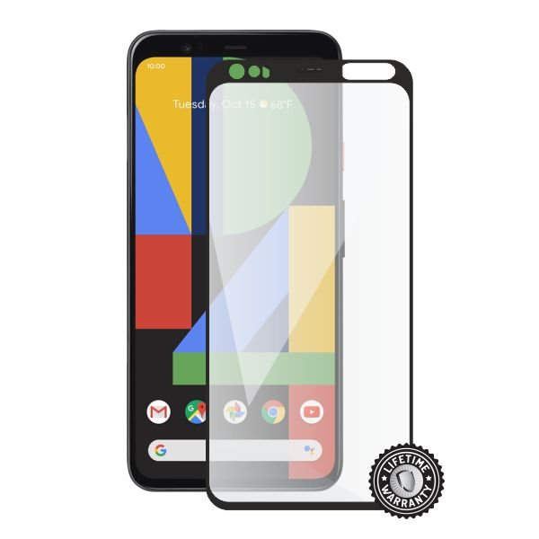 Screenshield GOOGLE Pixel 4 XL Tempered Glass protection (full COVER black) - obrázek produktu