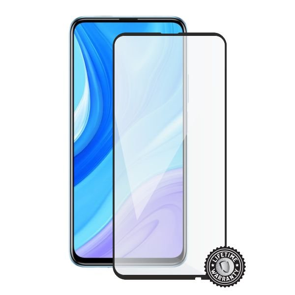 Screenshield HUAWEI P Smart Pro 2019 Tempered Glass protection (full COVER black) - obrázek produktu