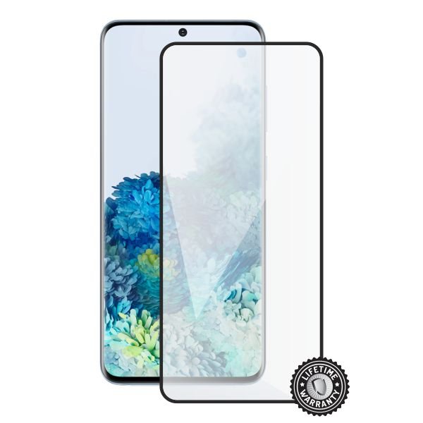 Screenshield SAMSUNG G985 Galaxy S20+ Tempered Glass protection (full COVER black) - obrázek produktu