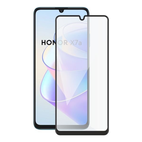 Screenshield HUAWEI Honor X7a (full COVER black) Tempered Glass Protection - obrázek produktu