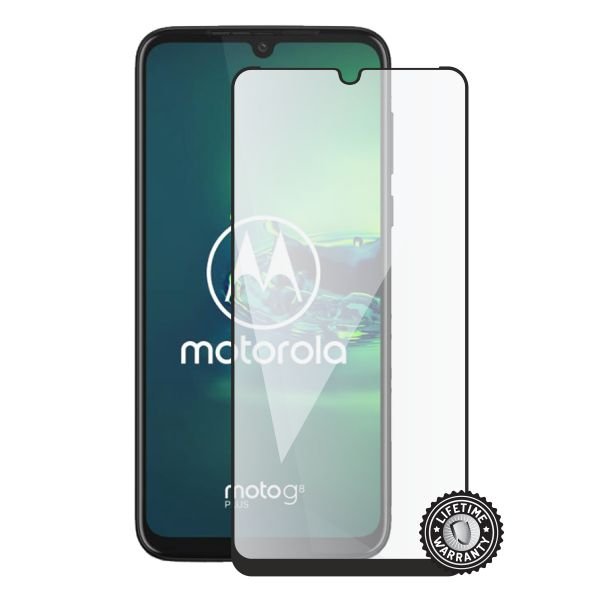 Screenshield MOTOROLA Moto G8 Plus XT2019 Tempered Glass protection (full COVER black) - obrázek produktu
