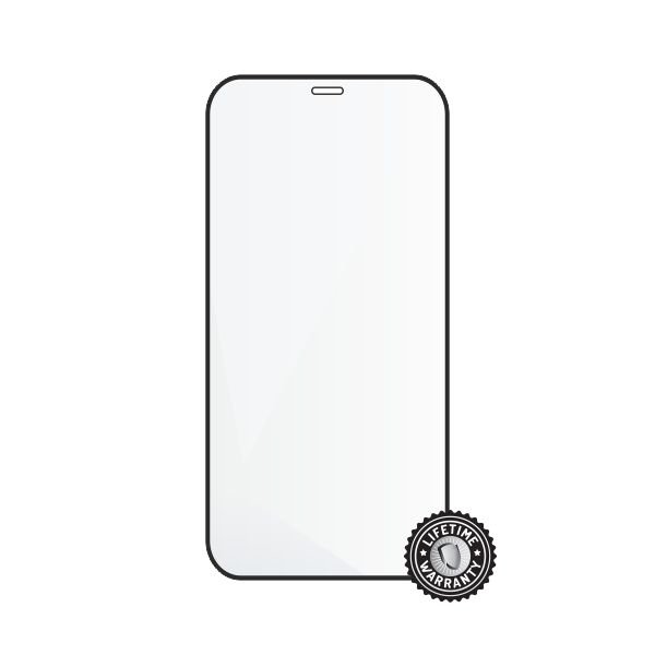 Screenshield APPLE iPhone 12  6.1." Tempered Glass protection (full COVER black) - obrázek produktu