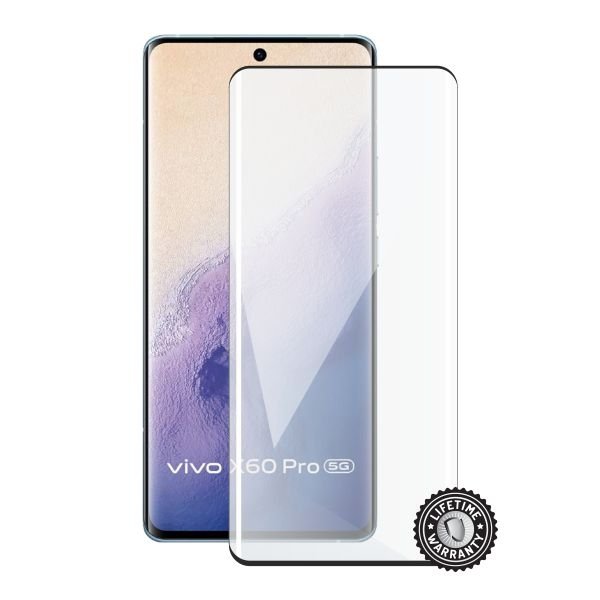 Screenshield VIVO X60 Pro (full COVER black) Tempered Glass Protection - obrázek produktu