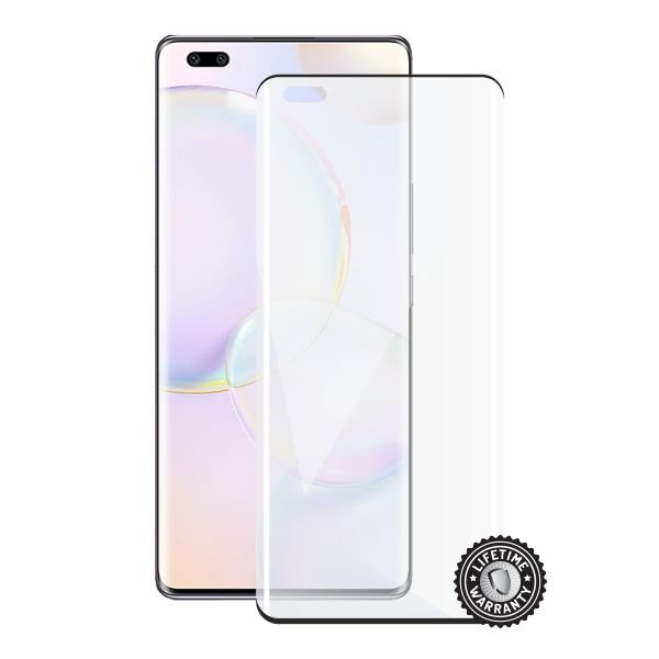 Screenshield HUAWEI Honor 50 Pro (full COVER black) Tempered Glass Protection - obrázek produktu