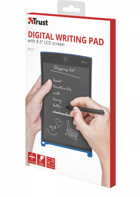 TRUST Wizz Digital Writing Pad with 8,5" LCD - obrázek č. 4