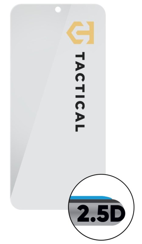 Tactical Glass Shield 2.5D sklo pro Samsung Galaxy A57 Clear - obrázek č. 1