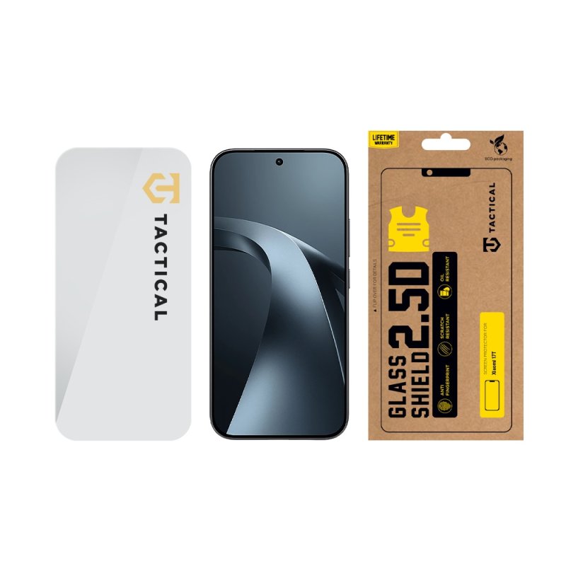 Tactical Glass Shield 2.5D sklo pro Xiaomi 17T Clear - obrázek č. 2