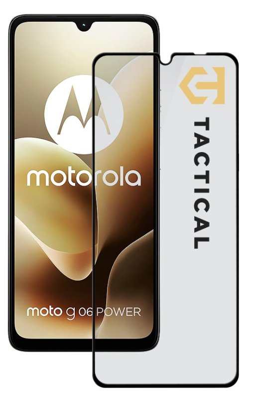 Tactical Glass Shield 5D sklo pro Motorola Moto G06 / G06 Power Black - obrázek produktu