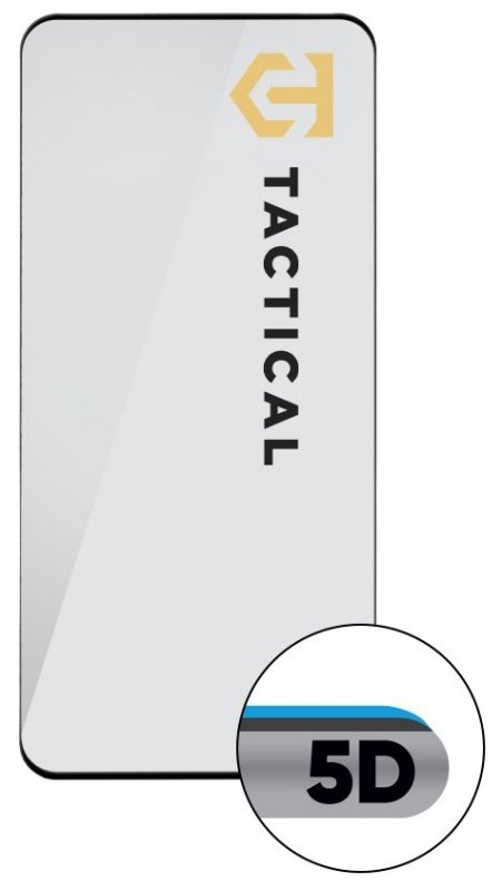 Tactical Glass Shield 5D sklo pro Xiaomi Redmi Note 15 4G / 5G Black - obrázek č. 1