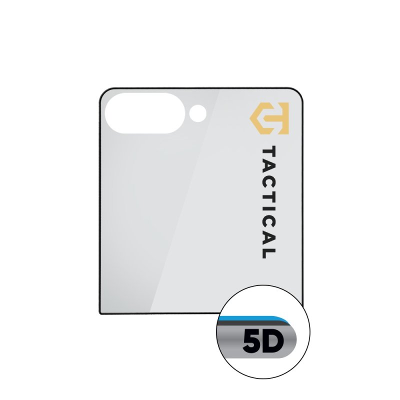 Tactical Glass Shield 5D sklo pro Samsung Galaxy Z Flip 8 Black (Vnější) - obrázek produktu