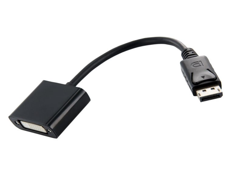 4World Adaptér DisplayPort M - DVI-I 24+5 F prodlužovací Black - obrázek produktu