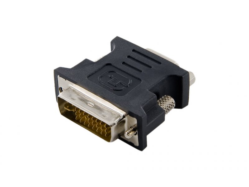 4World Adaptér DVI-I 24+5M - VGA F Black - obrázek produktu
