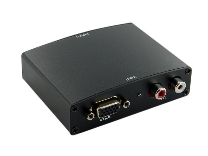 4World Převodník VGA + R/ L Audio na HDMI - obrázek produktu