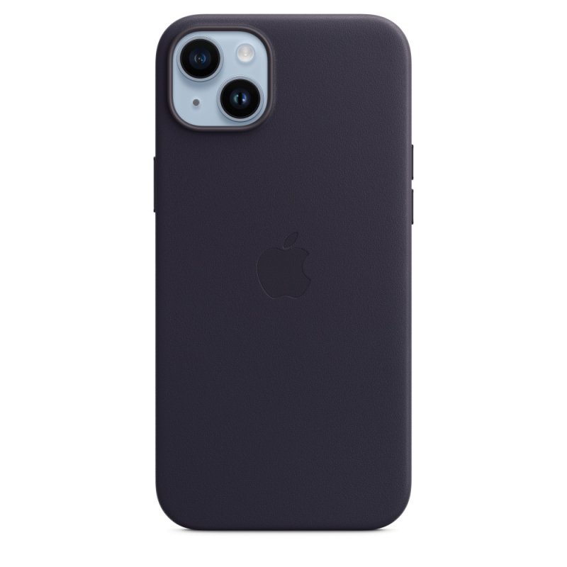 iPhone 14+ Leather Case with MagSafe - Ink - obrázek produktu