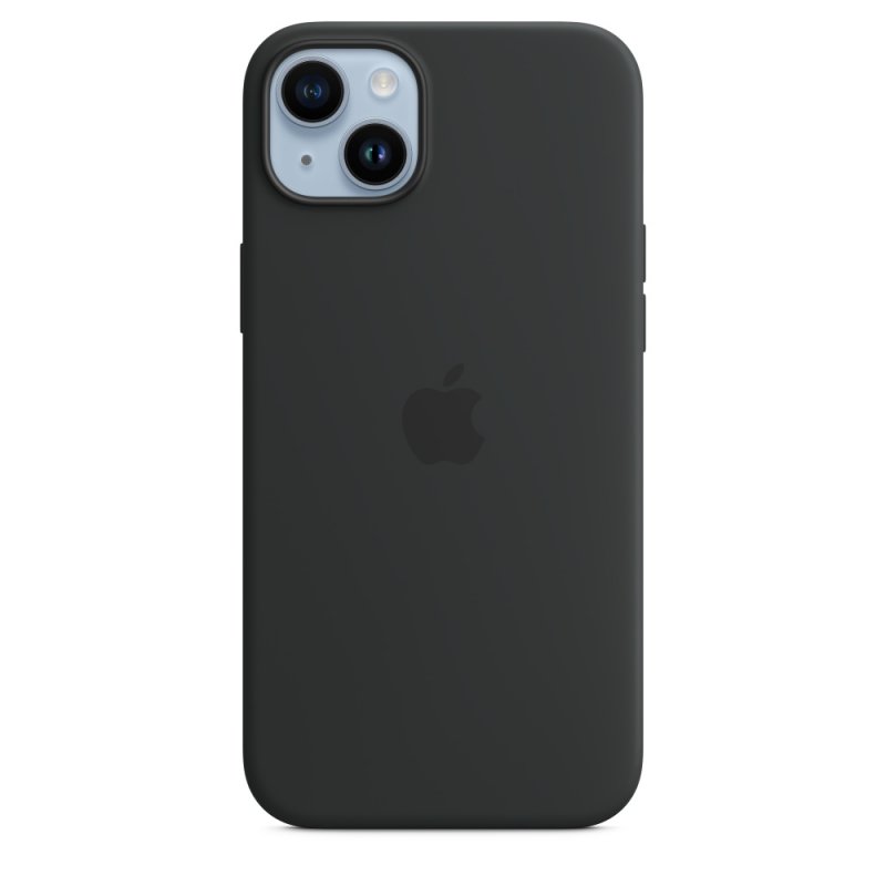 iPhone 14+ Silicone Case with MS - Midnight - obrázek produktu